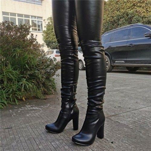 mid thigh boots